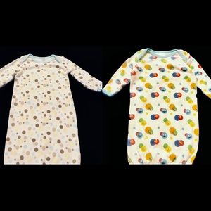 2 Sleep Sacks Unisex Size 0-6 Months